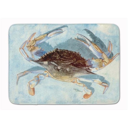Carolines Treasures Carolines Treasures 8011RUG Blue Crab Machine Washable Memory Foam Mat 8011RUG
